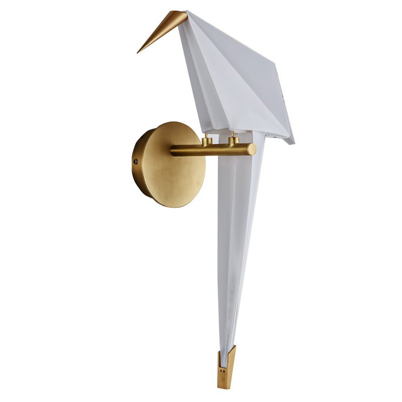 Direct factory first price China supplier home light modern alloy pigeon led sconces outdoor indoor for home wall deco lamp