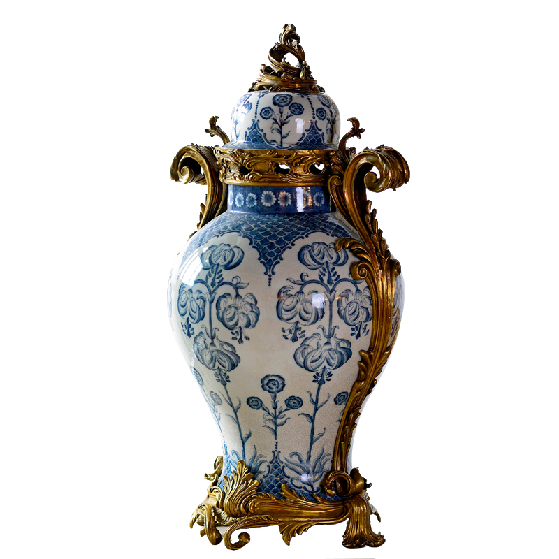 Traditional home decor for exhibitions gallery design gift indoor ornament showing and decorate house China porcelain jar