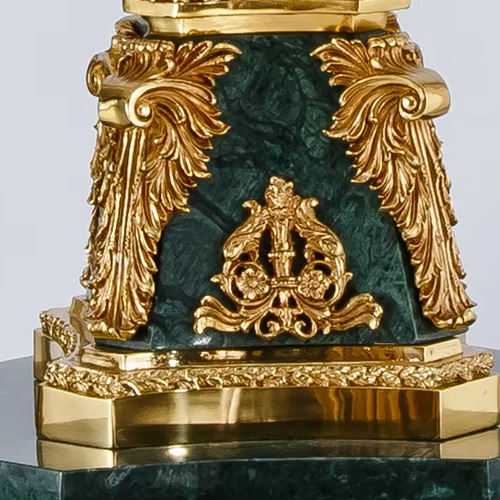 Elegant Tall Marble Floor Light and Copper Floor Lamps with 10 Lampshades Luxury Living Room Standing Lamp