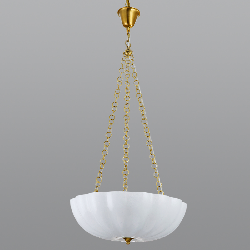 Italian style contemporary home decor white pendant lamp/modern lights/brass glass light supplier for sale italian chandelier