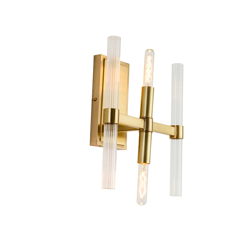 China manufacturer double modern lamps/ American stylish brass wall sconces for home lighting fixtures