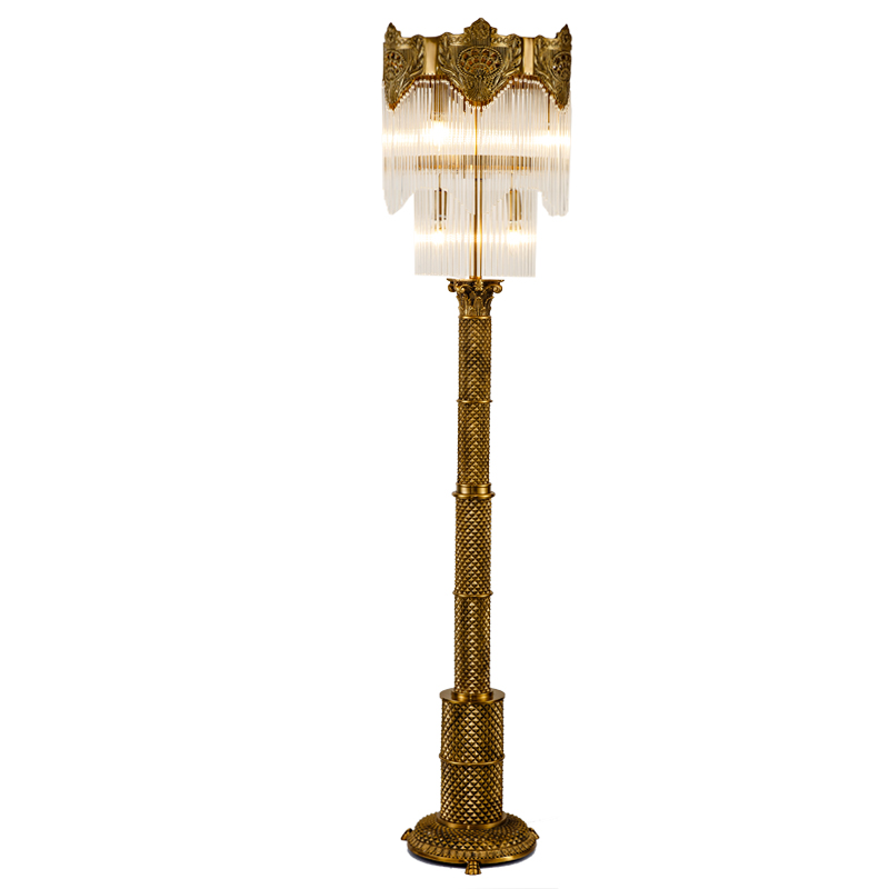 Own design manufacturer decorative floor lamp/brass floor lamp with competitive price for sale