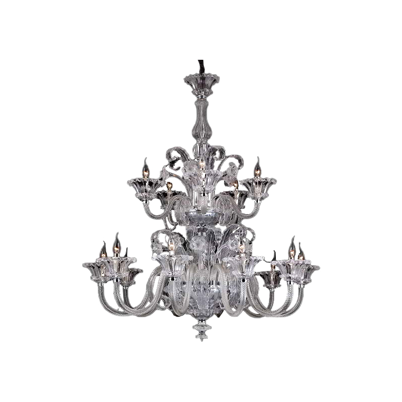Mid Century Modern astonishing Asfour crystal chandelier Murano glass chandelier fancy large ceiling decoration wedding
