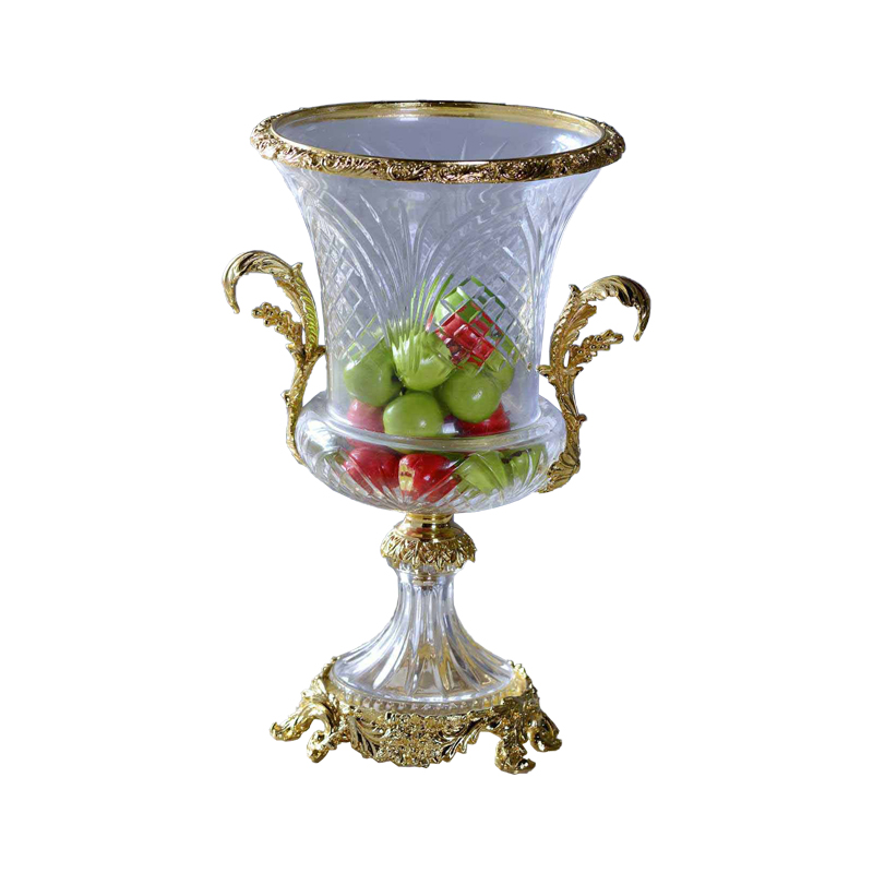 The latest design luxury large size crystal vases for home office, hotel, clubhouse decoration, wedding