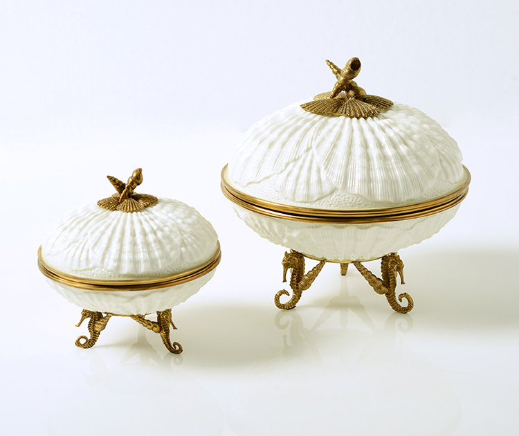 2024 newest designs antique luxury brass ceramic fruit  candy bowl  for home hotel restaurant wedding decorations