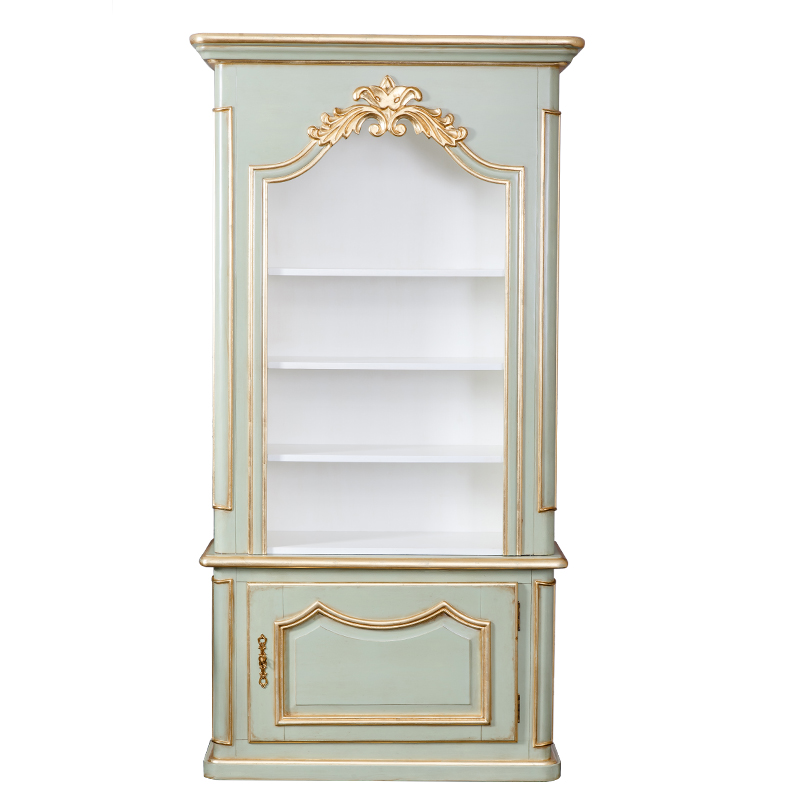 China manufacturer kinds of house wood furniture oem odm hand-carved display cabinet with unique design for sale wooden showcase